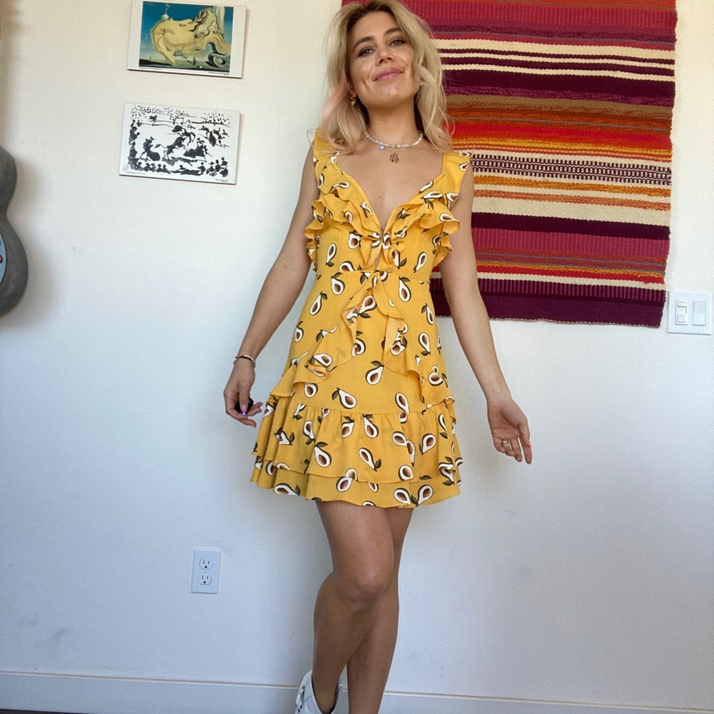 Nectar clothing Avocado Dress